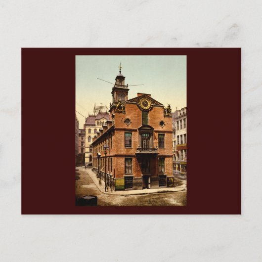 オールド州ハウスボストンマサチューセッツ ポストカード (正面)