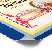 オールド広告メイドフランスのチキンペートパットデボライユ ポスター (角)