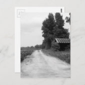 オールド建物バーンインノースカロライナ ポストカード (正面/裏面)