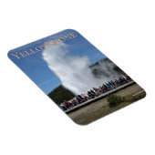 オールド忠実なイエローストーン国立公園ワイオミング マグネット (右側)