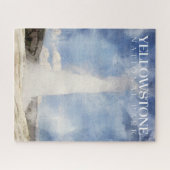 オールド忠実なパズル、イエローストーンジグソーパズル ジグソーパズル (横)