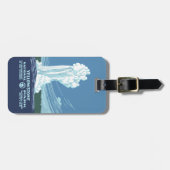 オールド忠実・イエローストーン国立公園 ラゲッジタグ (正面横)