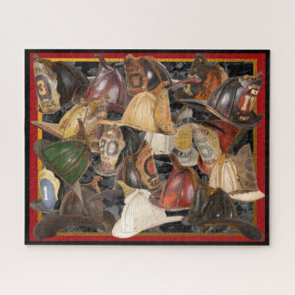 オールド消防士ヘルメット ジグソーパズル