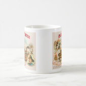 オールド消防淡い色の器Aleカップ コーヒーマグカップ (中央)