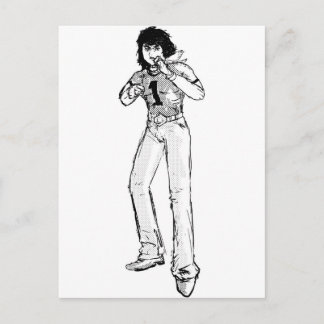 オールド漫画ヒーロー ポストカード