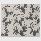 オールド熱狂する・バーブ・レイブン～ラッピング紙 ラッピングペーパー (フラット)