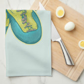 オールド登山シューズロック登山 キッチンタオル (四つ折り)