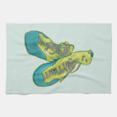 オールド登山シューズロック登山 キッチンタオル (横)