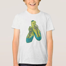 オールド登山シューズロック登山 トライブレンドＴシャツ