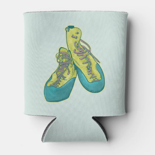 オールド登山シューズロック登山 缶クーラー (正面)