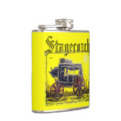 オールド素朴ウエスタンステージコーチ フラスク (右)