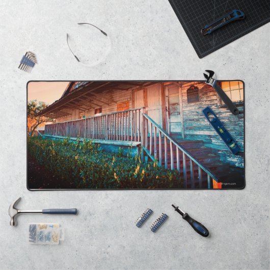 オールド素朴カントリー・バーン、ヴィンテージ伝統的 デスクマット (ワークステーション)