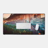 オールド素朴カントリー・バーン、ヴィンテージ伝統的 デスクマット (キーボード&マウス)