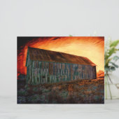 オールド素朴ヴィンテージオレンジブラウンバーンサンセット (スタンド正面)