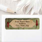 オールド素朴・ウッド・レッド・ペッパー ラベル (インサイチュ)