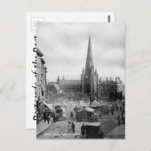 オールド葉書 – ブルリングや輪，バーミンガム ポストカード (正面/裏面)