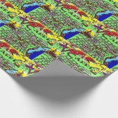 オールド観光客ヴィンテージニューオーリンズの地図 ラッピングペーパー (角)