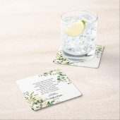 オールド賛美アイリッシュ&結婚ズ・グリーン スクエアペーパーコースター (インサイチュ)