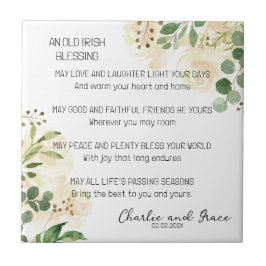 オールド賛美・アイリッシュ結婚ズ&グリーン3 タイル