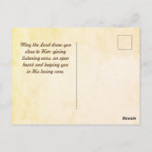 オールド賛美・アイリッシュ、神の御力があなたを支える ポストカード (裏面)