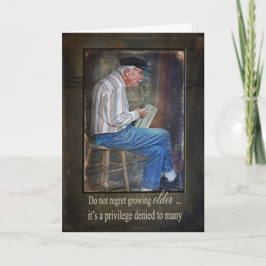 オールド遊・マンがアコーディオン カード (正面)