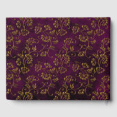 オールド金ゴールドエレガンスキンセアニラゲストブック ゲストブック (裏面)