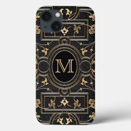オールド金ゴールドモノグラム iPhone 13ケース