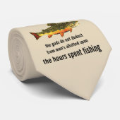 オールド魚釣りことわざブルックトラートアングラーズ ネクタイ (ロール)