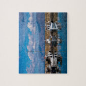 オールド魚釣りポートハーバー ジグソーパズル (縦)