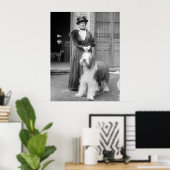 オールド・イングリッシュ・シェプドッグ， 1915 ポスター (ホームオフィス)