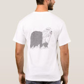 オールド・イングリッシュ・シープドッグ Tシャツ (裏面)