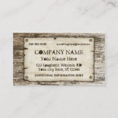 オールド・ウェスト・ヴィンテージ・ビジネス・カード 名刺 (正面)