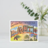 オールド・オーチャードビーチ、メイン・トラベルからの挨拶 ポストカード (スタンド正面)