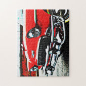 オールド&クラシックレッドカーアートパズル ジグソーパズル (縦)