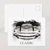 *~* オールド クラシック ヴィンテージ アンティーク カー レトロ ポストカード (正面/裏面)