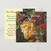 オールド グレープ ヴィンヤード ワイン テスティング パーティー 招待状 (正面/裏面)