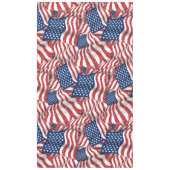 オールド・グローリー・オールアメリカン – 米国国旗 – お祝い テーブルクロス (正面)