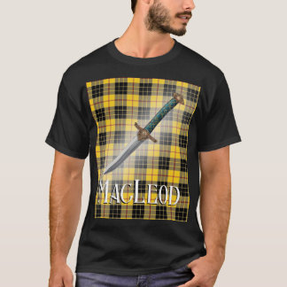 オールド・スコティッシュ・クラン・マクラウド・タータン・デザイン Tシャツ