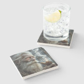 オールド・セーラー喫煙aパイプ ストーンコースター (横)