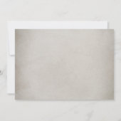 オールド・ニュースペーパー・ウェディング・セーブ・ザ・デート 招待状 (裏面)