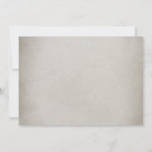 オールド・ニューペーパー・ウェディング・セーブ・ザ・デート 招待状 (裏面)