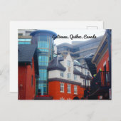 オールド&ニュー建物ズダウンタウンヴューハル ポストカード (正面/裏面)