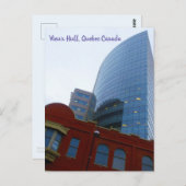 オールド&ニュー建物ズダウンタウンヴューハル ポストカード (正面/裏面)