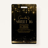 オールド・ハリウッド・グラマラスなシャンデリア スイート16 ID1108 バッジ (裏面)