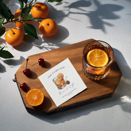 「オールド」ファッションドカクテル誕生日 スタンダードカクテルナプキン