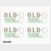 オールド・ファルトカスタム・シール 長方形シール (シート)