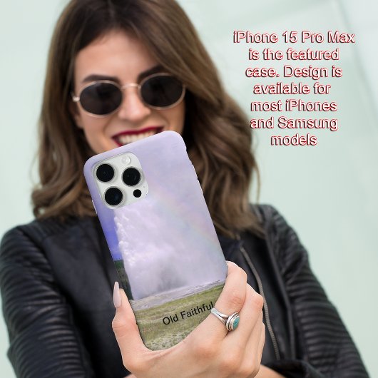 オールド・フェイスフル イエローストーン国立公園 iPhone 15 Case-Mate iPhoneケース