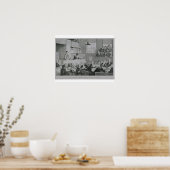 オールド・ベイリーでの裁判「プレート5飲」 ポスター (キッチン)