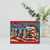 オールド ユティカ ニューヨーク グリーティング ポストカード (スタンド正面)