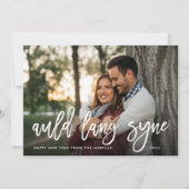 オールド・ラング同期 |新年写真 シーズンカード (正面)